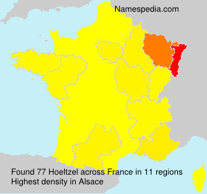 Surname Hoeltzel in France Surname Hoeltzel in France
