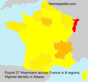 Surname Hoermann in France Surname Hoermann in France