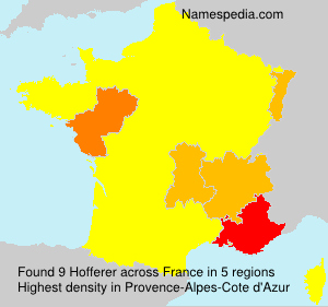 Surname Hofferer in France Surname Hofferer in France