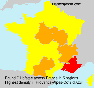 Surname Hofstee in France Surname Hofstee in France