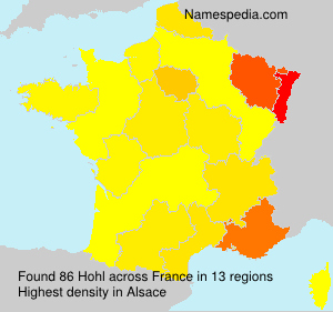 Surname Hohl in France Surname Hohl in France