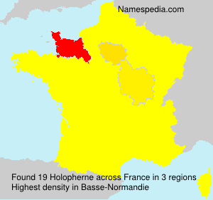 Surname Holopherne in France Surname Holopherne in France