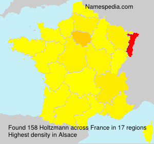 Surname Holtzmann in France Surname Holtzmann in France