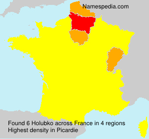 Surname Holubko in France Surname Holubko in France