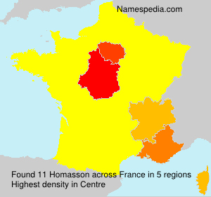 Surname Homasson in France Surname Homasson in France