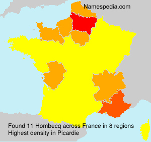 Surname Hombecq in France Surname Hombecq in France