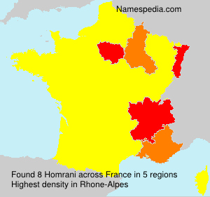 Surname Homrani in France Surname Homrani in France