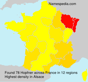 Surname Hopfner in France Surname Hopfner in France