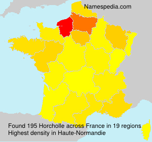 Surname Horcholle in France Surname Horcholle in France