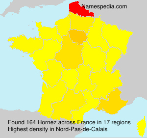 Surname Hornez in France Surname Hornez in France
