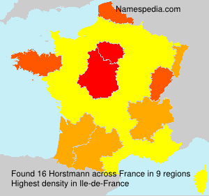 Surname Horstmann in France Surname Horstmann in France