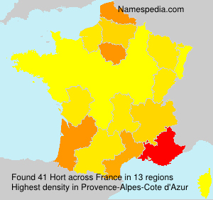 Surname Hort in France Surname Hort in France