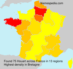 Surname Houart in France Surname Houart in France