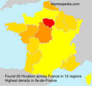 Surname Houbion in France