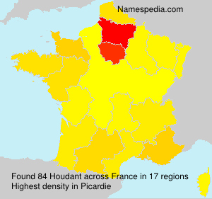 Surname Houdant in France Surname Houdant in France
