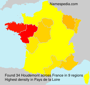 Surname Houdemont in France Surname Houdemont in France