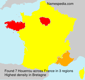 Surname Houerrou in France Surname Houerrou in France