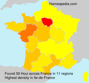 Surname Houi in France Surname Houi in France