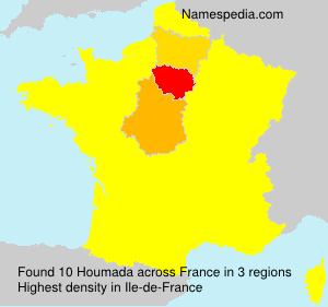 Surname Houmada in France Surname Houmada in France