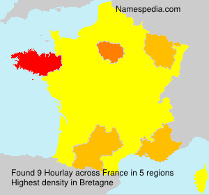 Surname Hourlay in France Surname Hourlay in France