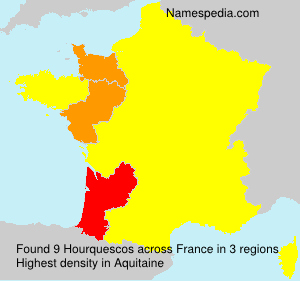 Surname Hourquescos in France Surname Hourquescos in France