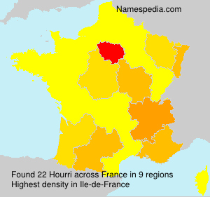 Surname Hourri in France Surname Hourri in France