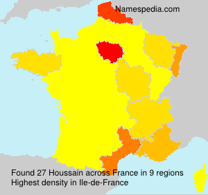 Surname Houssain in France Surname Houssain in France
