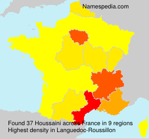 Surname Houssaini in France Surname Houssaini in France