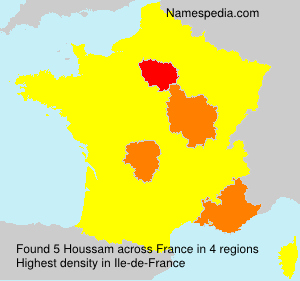 Surname Houssam in France Surname Houssam in France