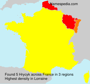 Surname Hrycyk in France Surname Hrycyk in France
