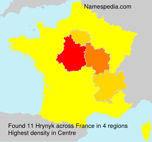 Surname Hrynyk in France Surname Hrynyk in France
