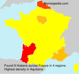 Surname Hubans in France