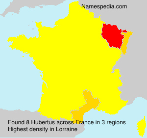 Surname Hubertus in France Surname Hubertus in France