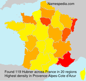 Surname Hubner in France Surname Hubner in France