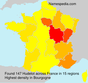 Surname Hudelot in France Surname Hudelot in France