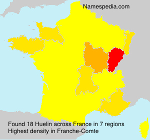Surname Huelin in France Surname Huelin in France