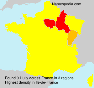 Surname Hully in France Surname Hully in France