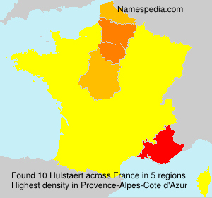 Surname Hulstaert in France Surname Hulstaert in France