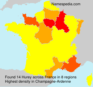Surname Hurey in France Surname Hurey in France