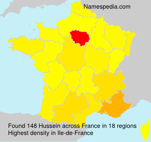 Surname Hussein in France Surname Hussein in France