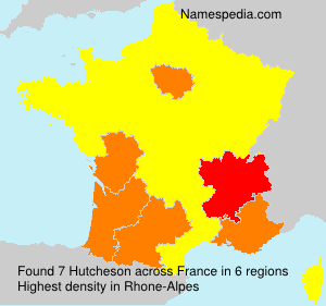 Surname Hutcheson in France Surname Hutcheson in France