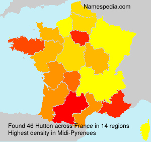 Surname Hutton in France Surname Hutton in France