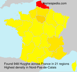 Surname Huyghe in France Surname Huyghe in France
