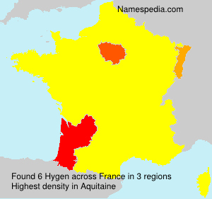 Surname Hygen in France Surname Hygen in France