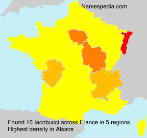 Surname Iacobucci in France Surname Iacobucci in France