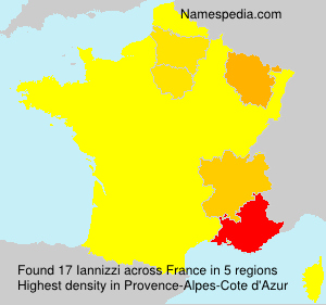 Surname Iannizzi in France Surname Iannizzi in France