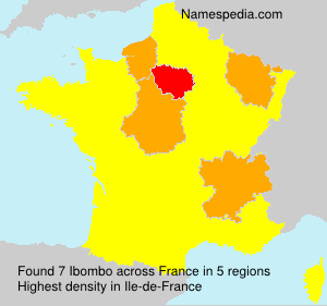 Surname Ibombo in France Surname Ibombo in France