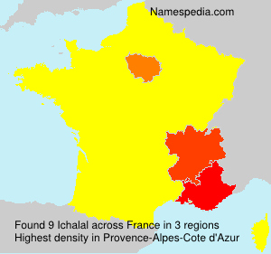Surname Ichalal in France