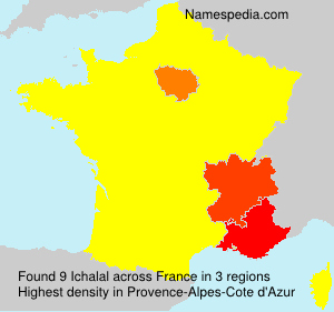 Surname Ichalal in France Surname Ichalal in France