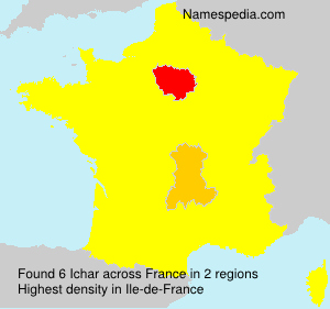 Surname Ichar in France Surname Ichar in France